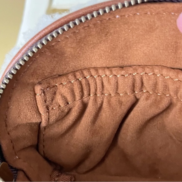 PATRICIA NASH "Keisley" Cognac Cosmetic Key Fob Wallet - Picture 7 of 10